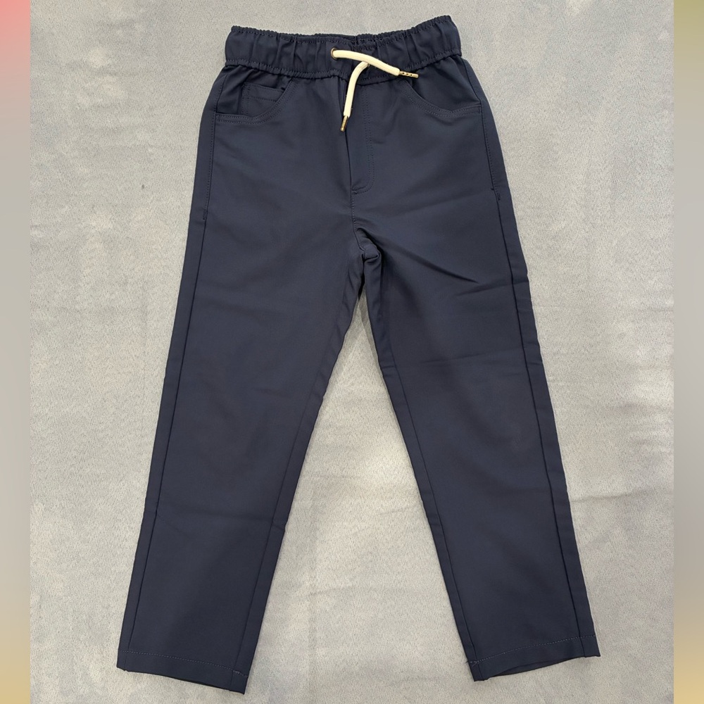 Athletic fabric drawstring pants
